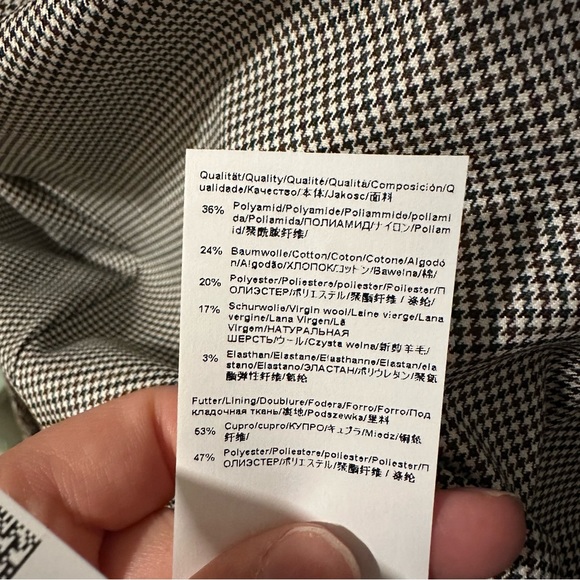 NWT Hugo Boss Stretch Wool Slim-fit Faux Wrap Pencil Skirt - Picture 11 of 12